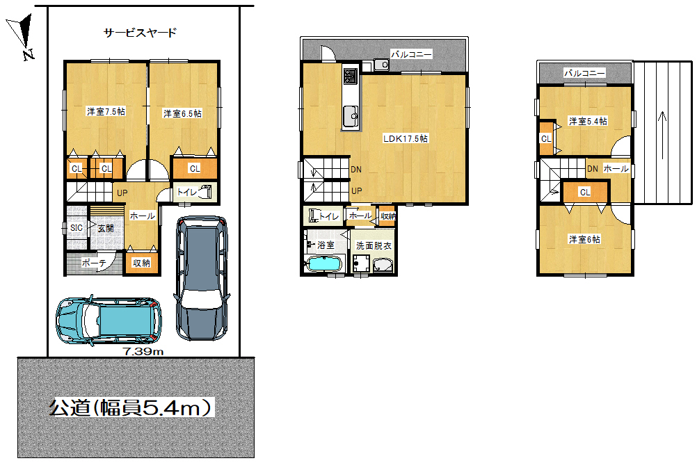 伊丹市南町4丁目間取図